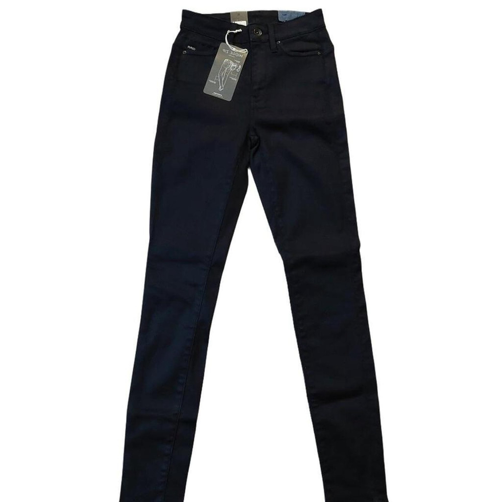 G-Star Raw Midge Zip Ultra High-rise Super Skinny Blue Pants Trousers